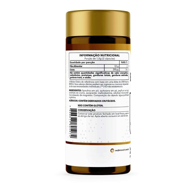 BELLE - 60 CAPS - SPIRULINA, QUITOSANA E PSYLLIUM