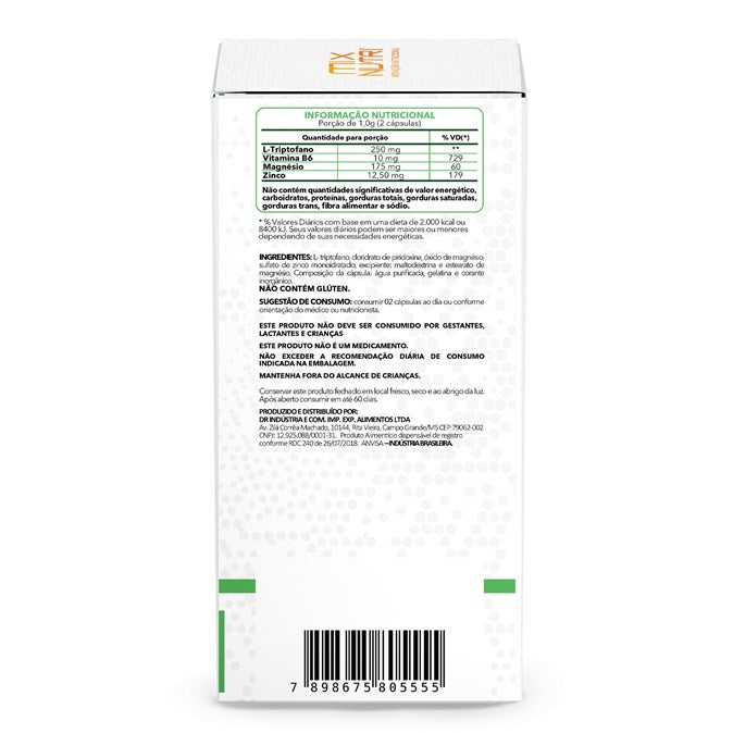 CLINICAL - CALMNESS -TRIPTOFANO 60 CAPS - 30G - MIX NUTRI