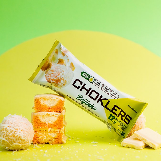 CHOKLERS BEIJINHO E CHOCOLATE BRANCO  - DISPLAY 12X40G
