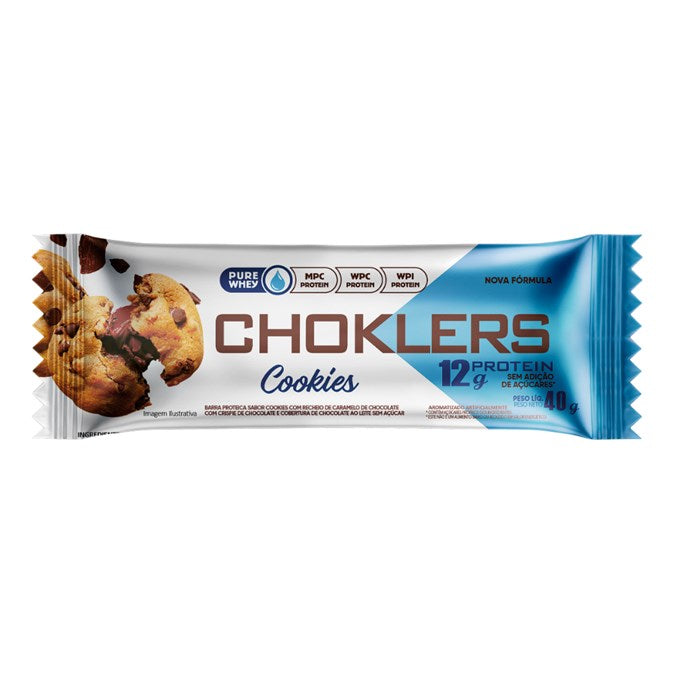 CHOKLERS COOKIES 40g DISPLAY 12UN WHEY PROTEIN