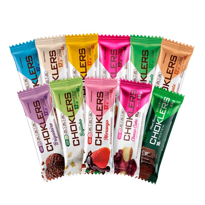 CHOKLERS COOKIES 40g DISPLAY 12UN WHEY PROTEIN
