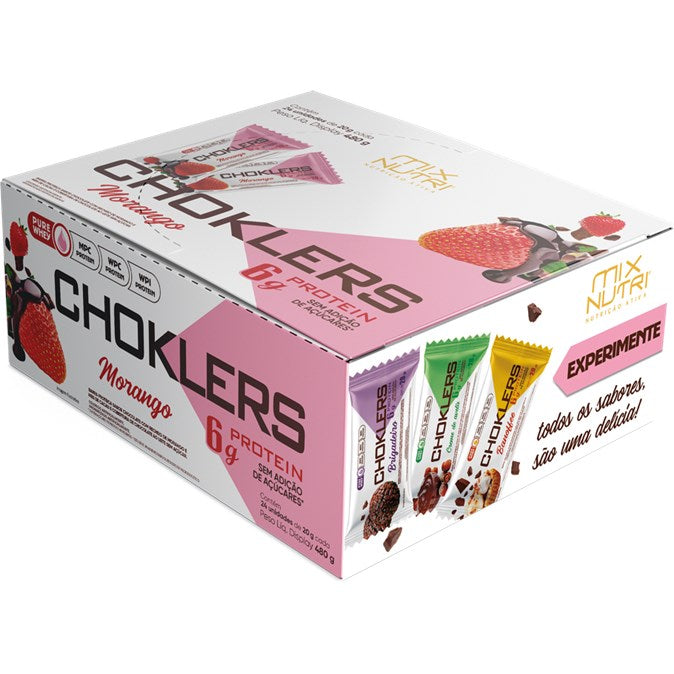 CHOKLERS MORANGO COM NIBS DE CACAU - 12X40G