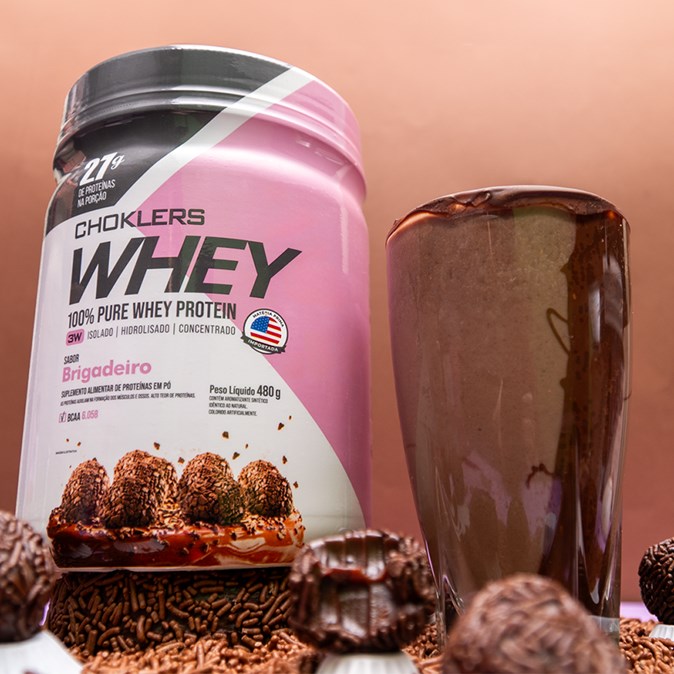 CHOKLERS WHEY BRIGADEIRO 900G POTE