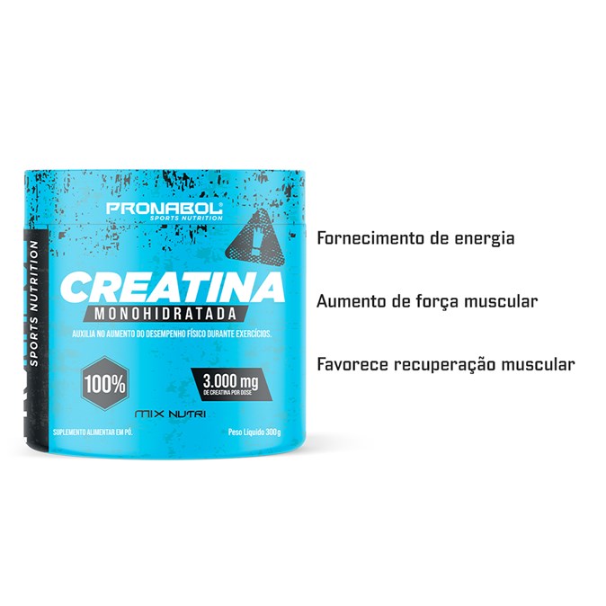 CREATINA 100% MONOHIDRATADA 150G - PRONABOL
