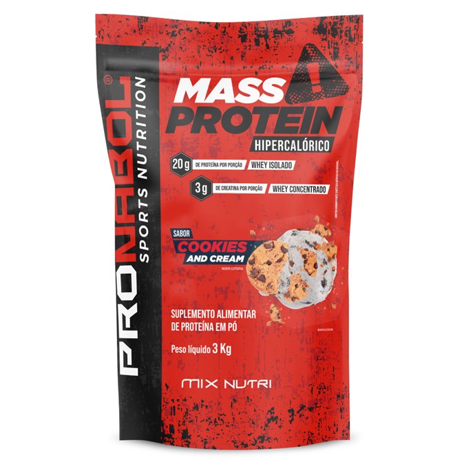 MASS PROTEIN COOKIES POUCH 3KG PRONABOL