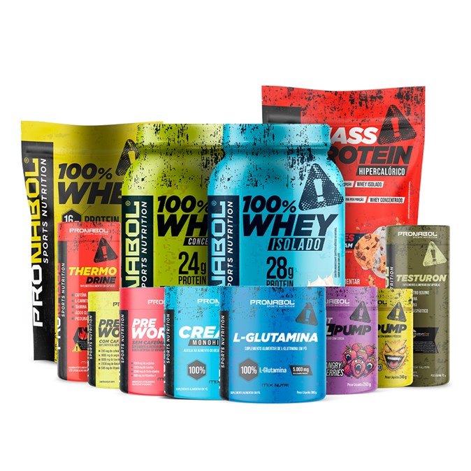 WHEY 100% CONCENTRADO STRAWBERRY ICE CREAM POTE 900 PRONABOL
