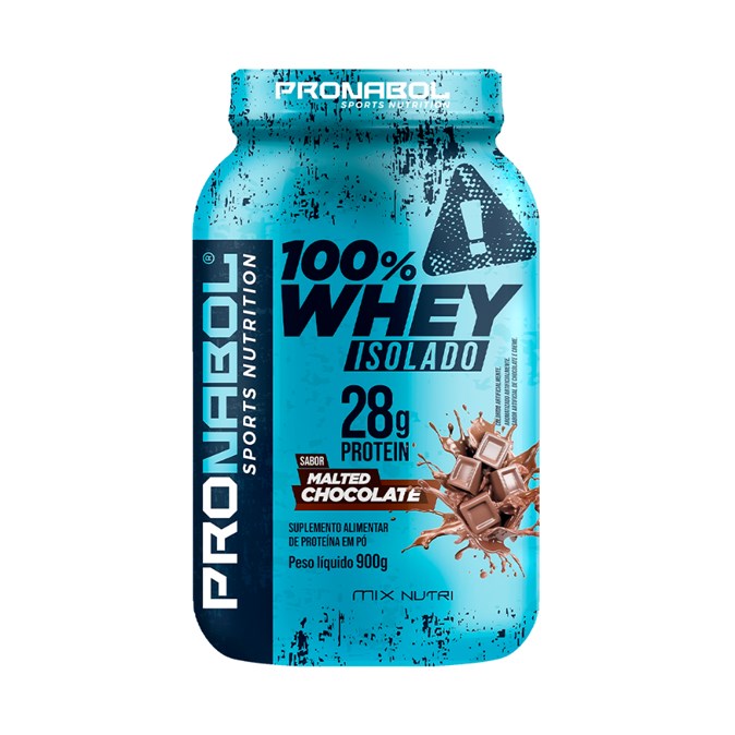 WHEY 100% ISOLADO MALTED CHOCOLAT 900G POTE - PRONABOL