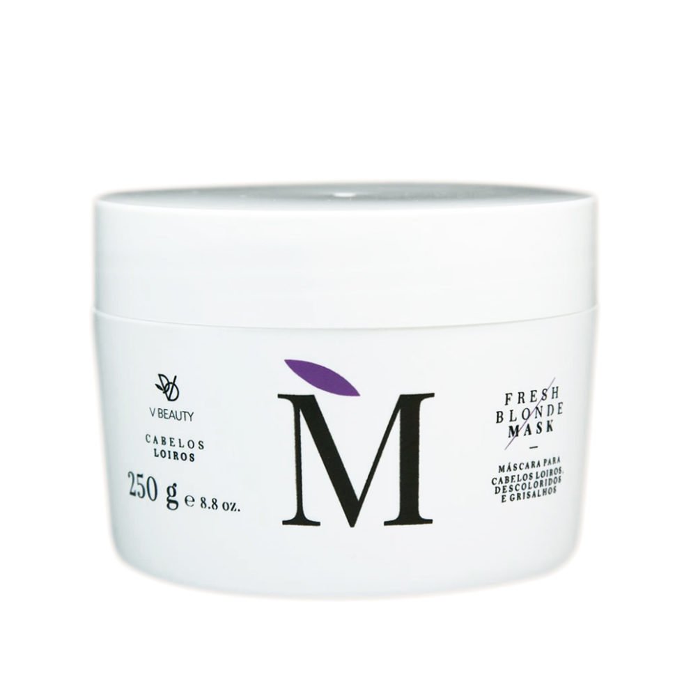 Kit Shampoo e Máscara Matizador Vegano cabelos loiros Mirela