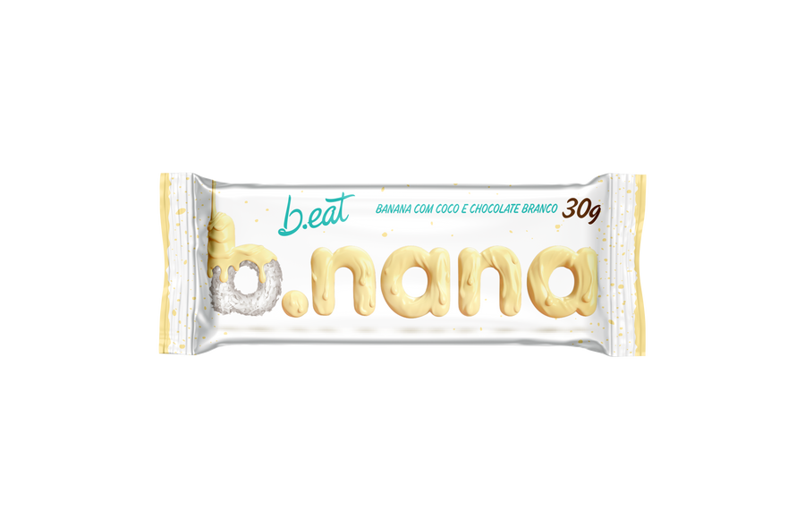 B.NANA COCO E CHOCOLATE BRANCO DISPLAY COM 12x30g SEM AÇÚCAR