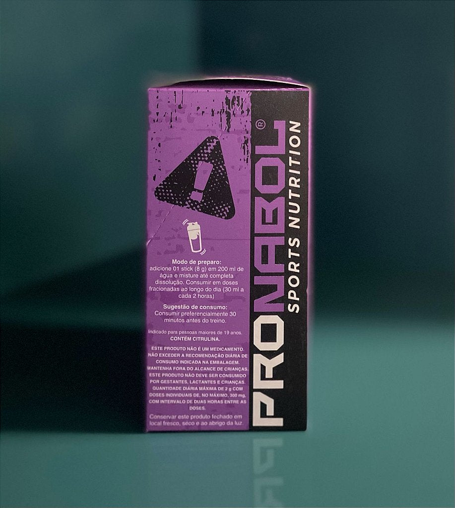 STEEL PUMP PREWORKOUT ANGRY BERRIES STICK 120G PRONABOL