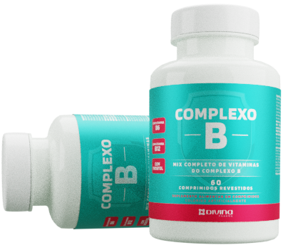 Vitamina Complexo B 60 Comprimidos Inositol Biotina B12 E +