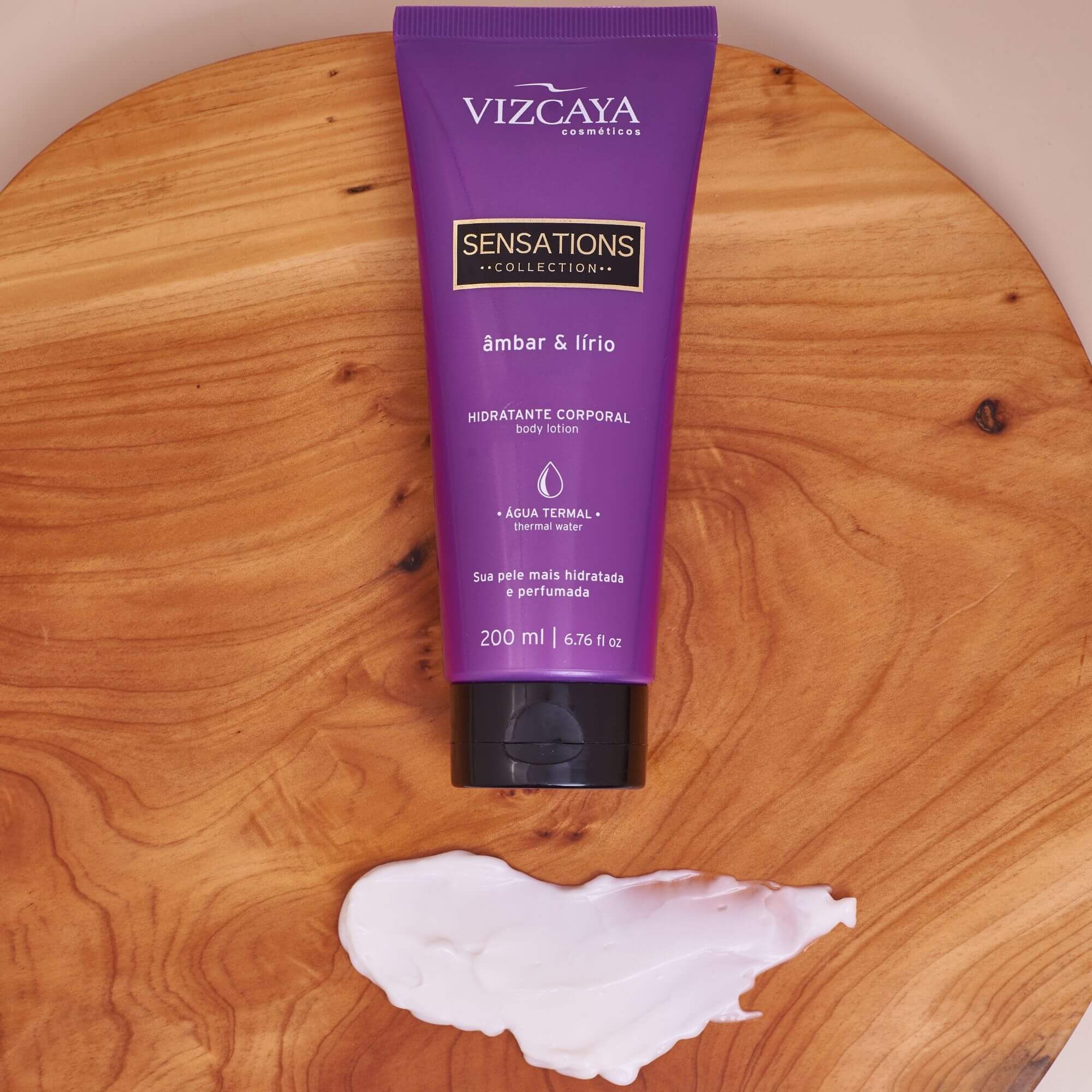 Hidratante Corporal Âmbar e Lírio 200ml Vizcaya Sensations