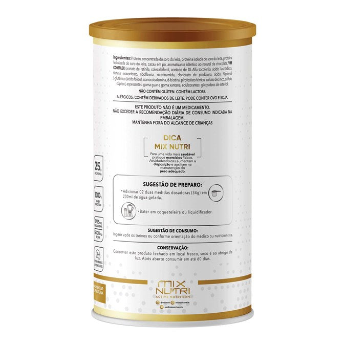 SHAKE FIBER LAX CHOCOLATE BELGA 450G COLÁGENO HIDROLISADO