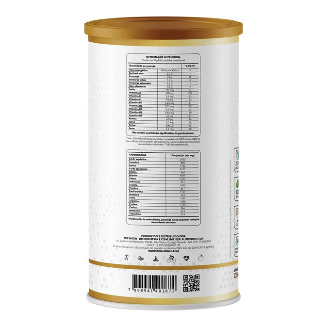 VEGAN PROTEIN CHOCOLATE 450G SEM GLÚTEM E LACTOSE