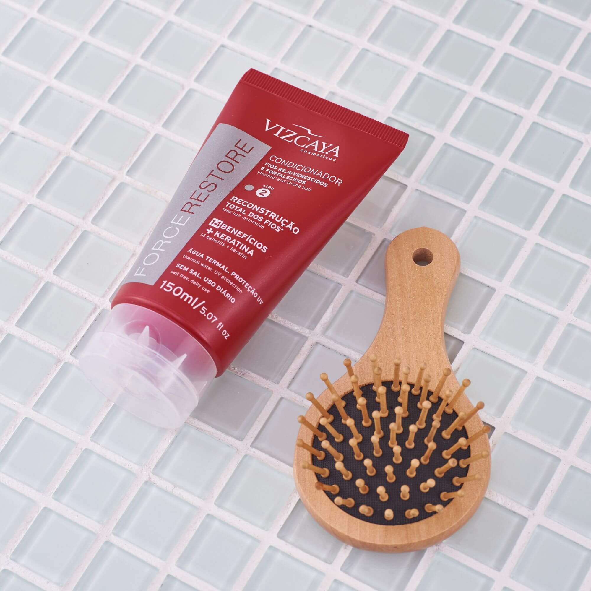 Kit Shampoo + Condicionador + Máscara Force Restore Viscaya