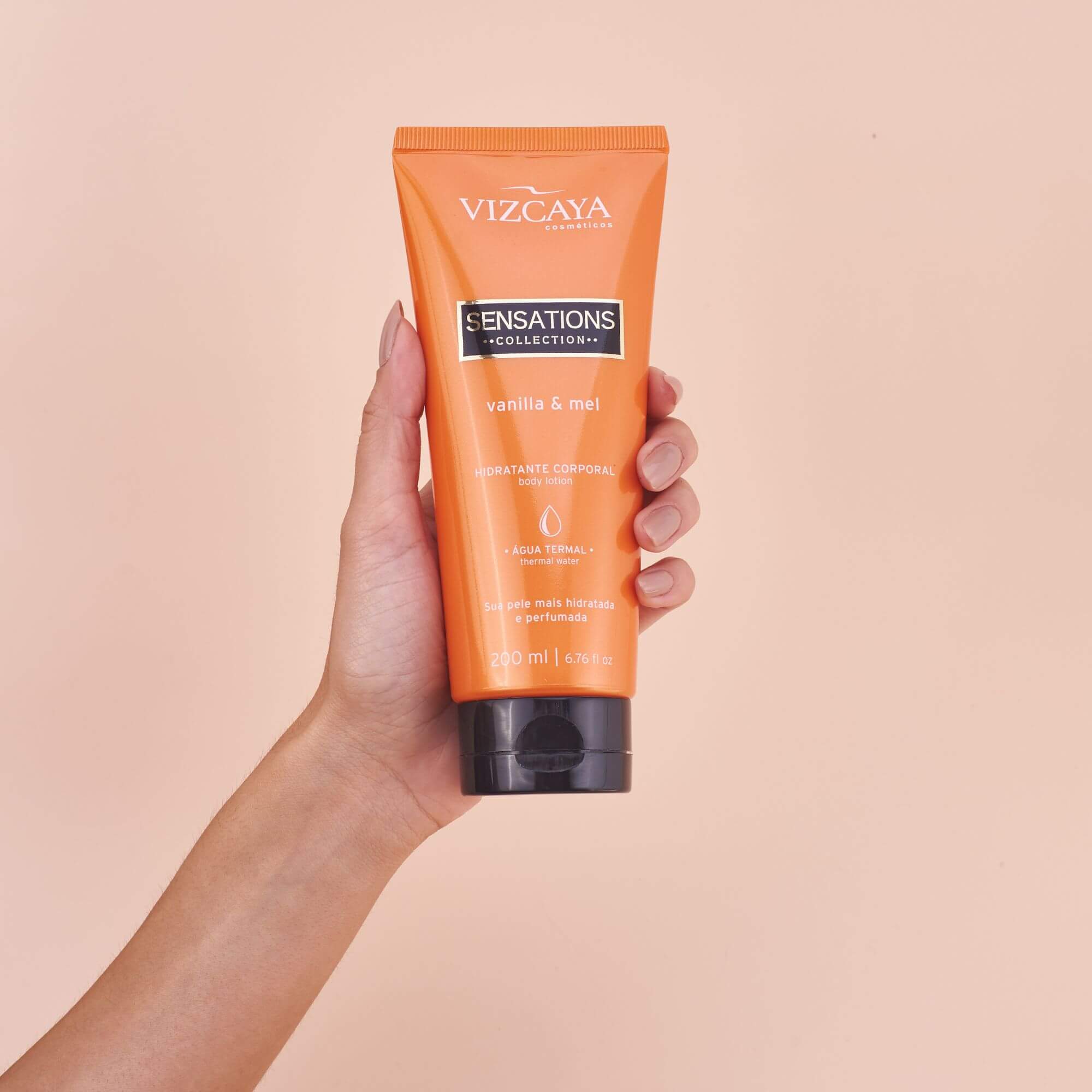 Hidratante Corporal Vizcaya Sensations Vanilla e Mel 200ml