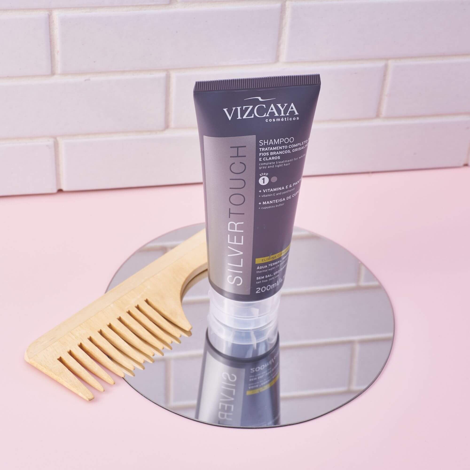 Shampoo Matizador Silver Touch 200ml - Vitamina E & Pantenol