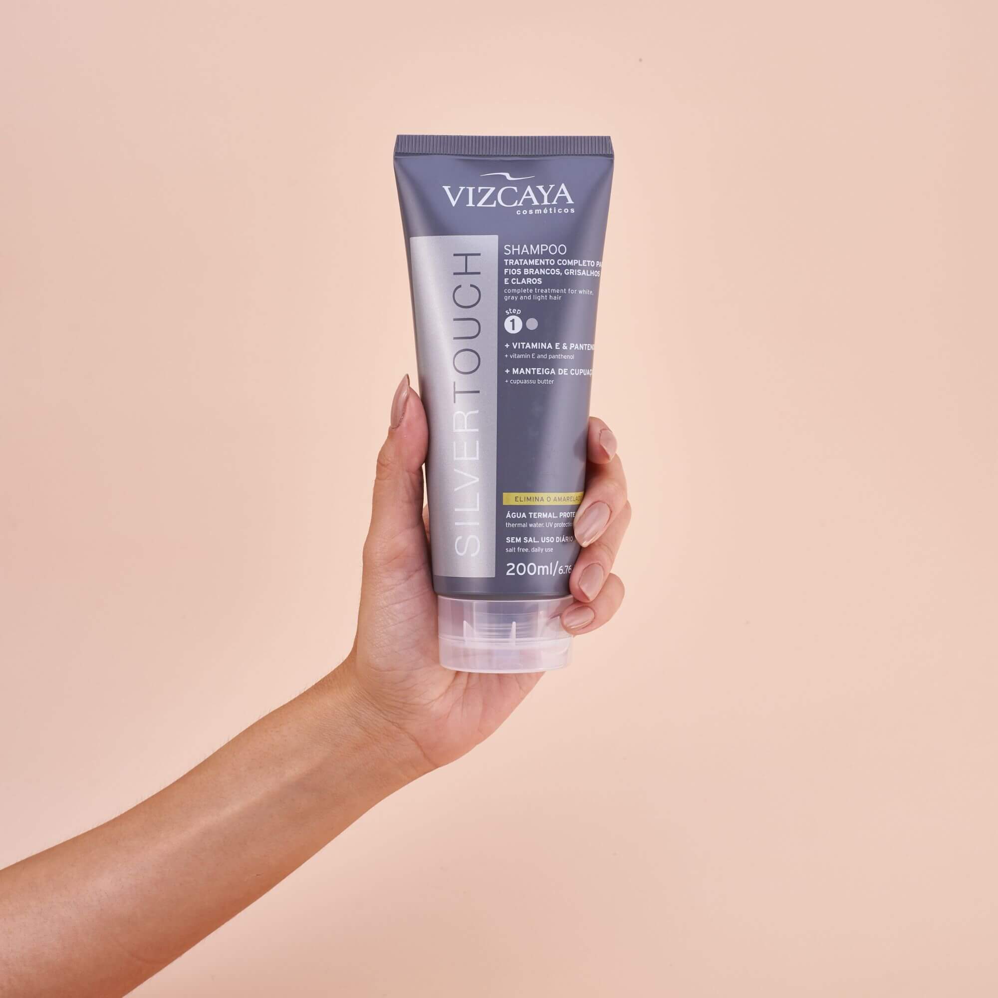 Shampoo Matizador Silver Touch 200ml - Vitamina E & Pantenol