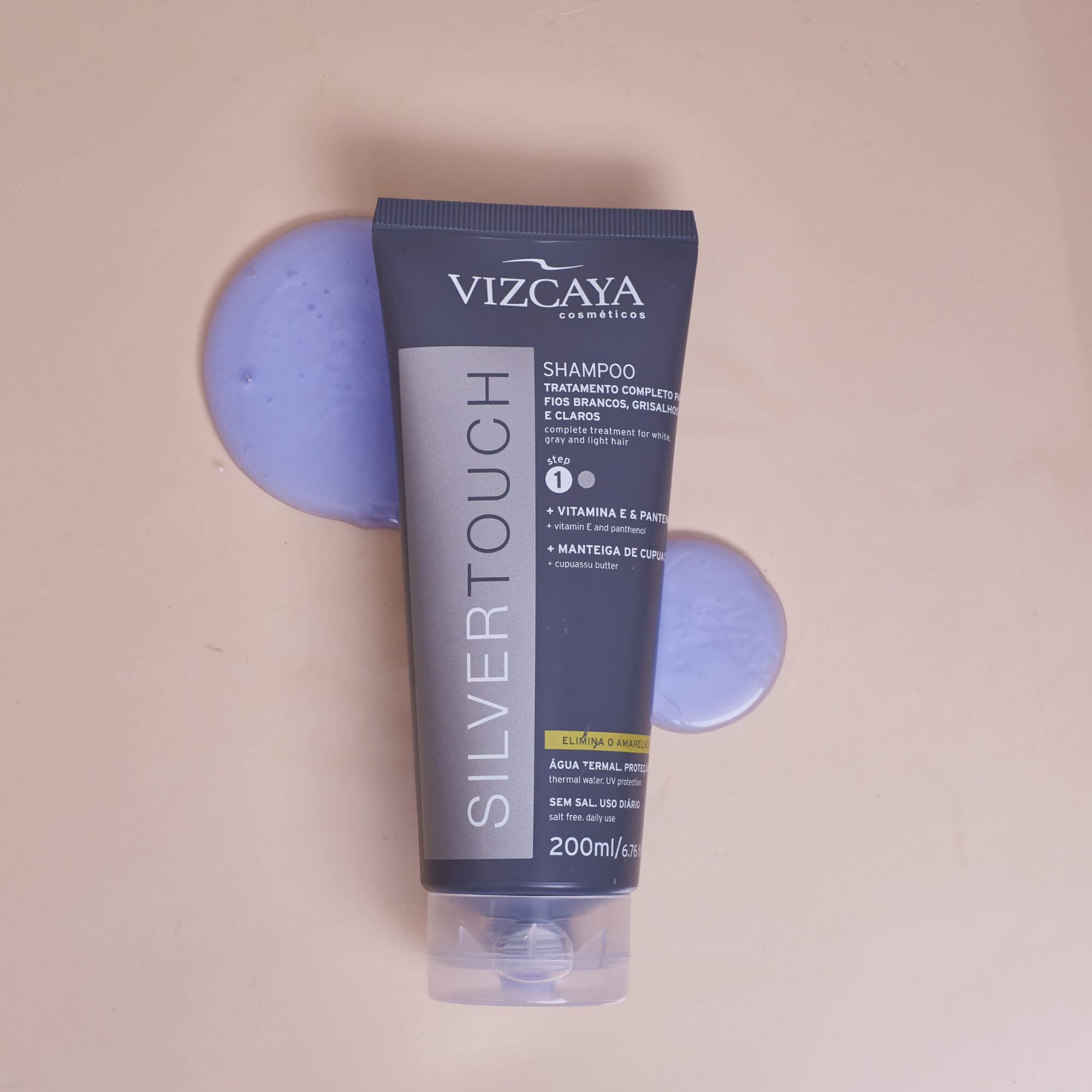 Shampoo Matizador Silver Touch 200ml - Vitamina E & Pantenol