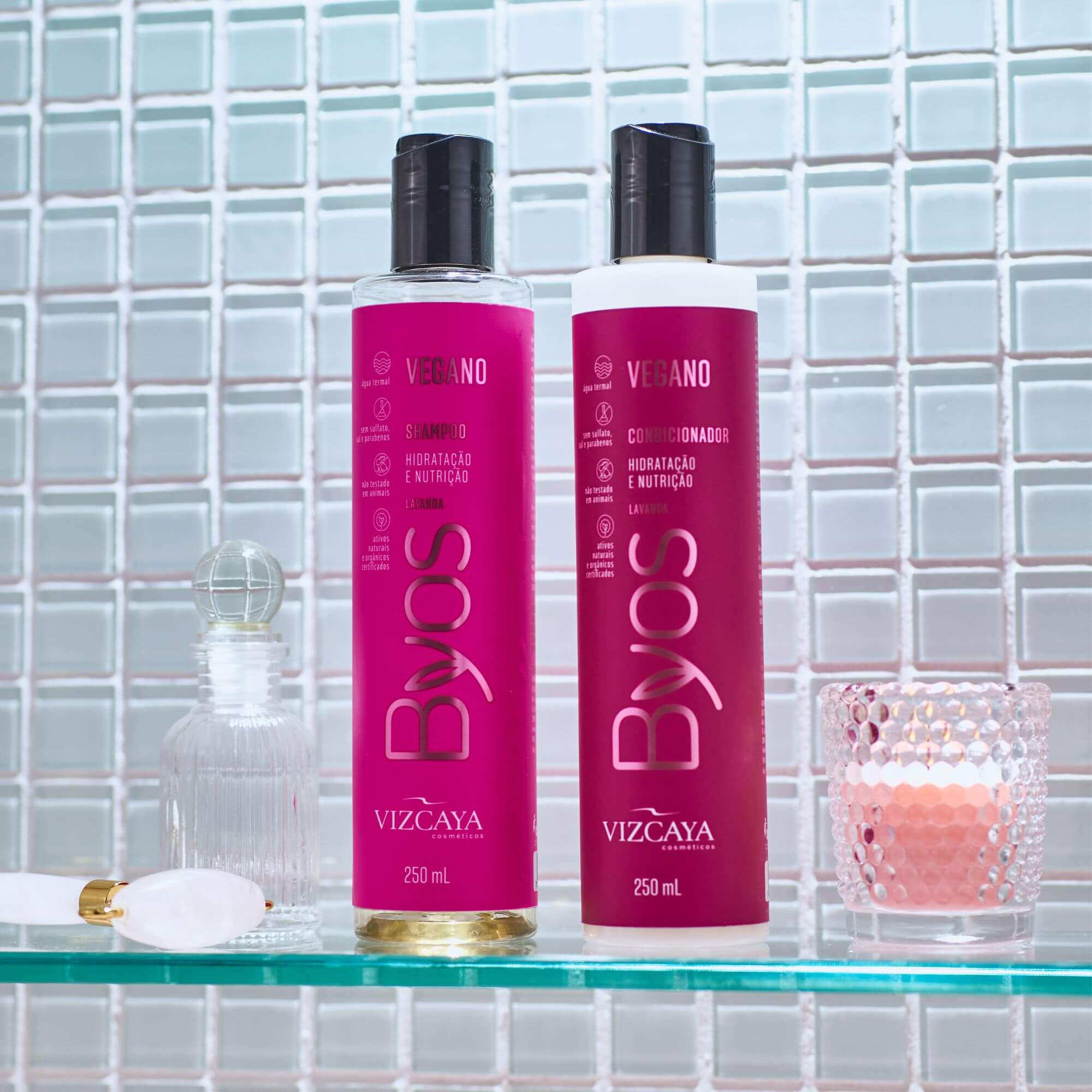 Kit Shampoo+Condicionador Vegano Hidratação E Nutrição 250Ml