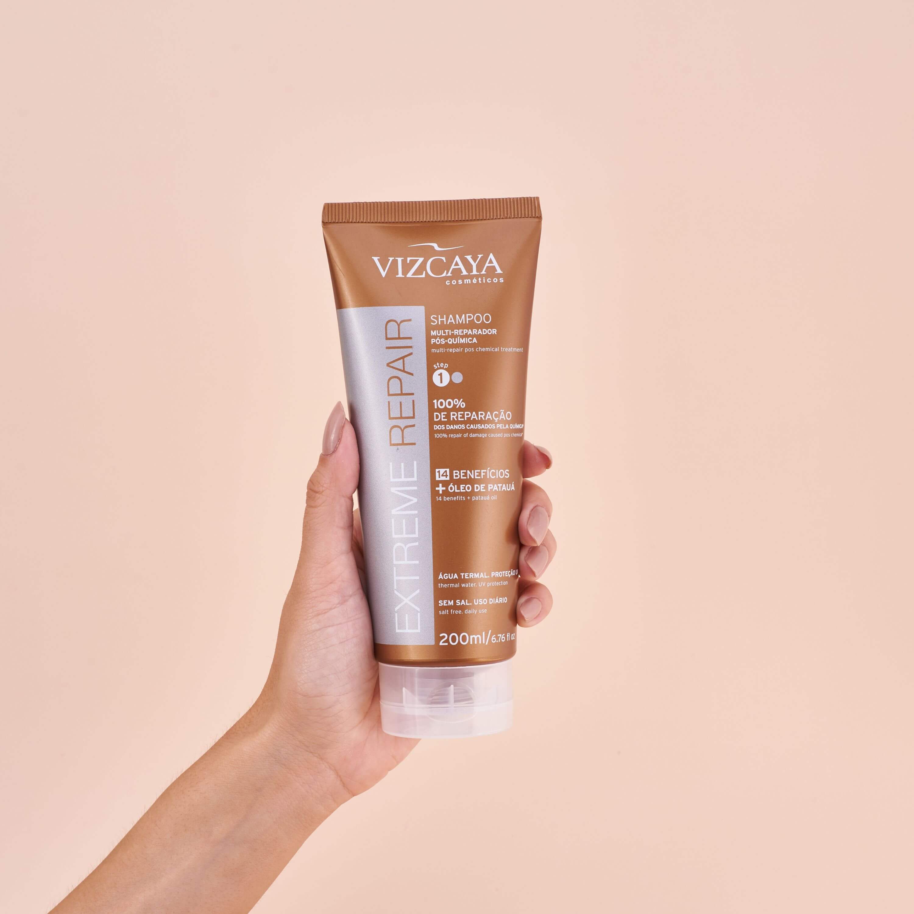 Shampoo Multi Reparador pós-química Extreme Repair - Viscaya