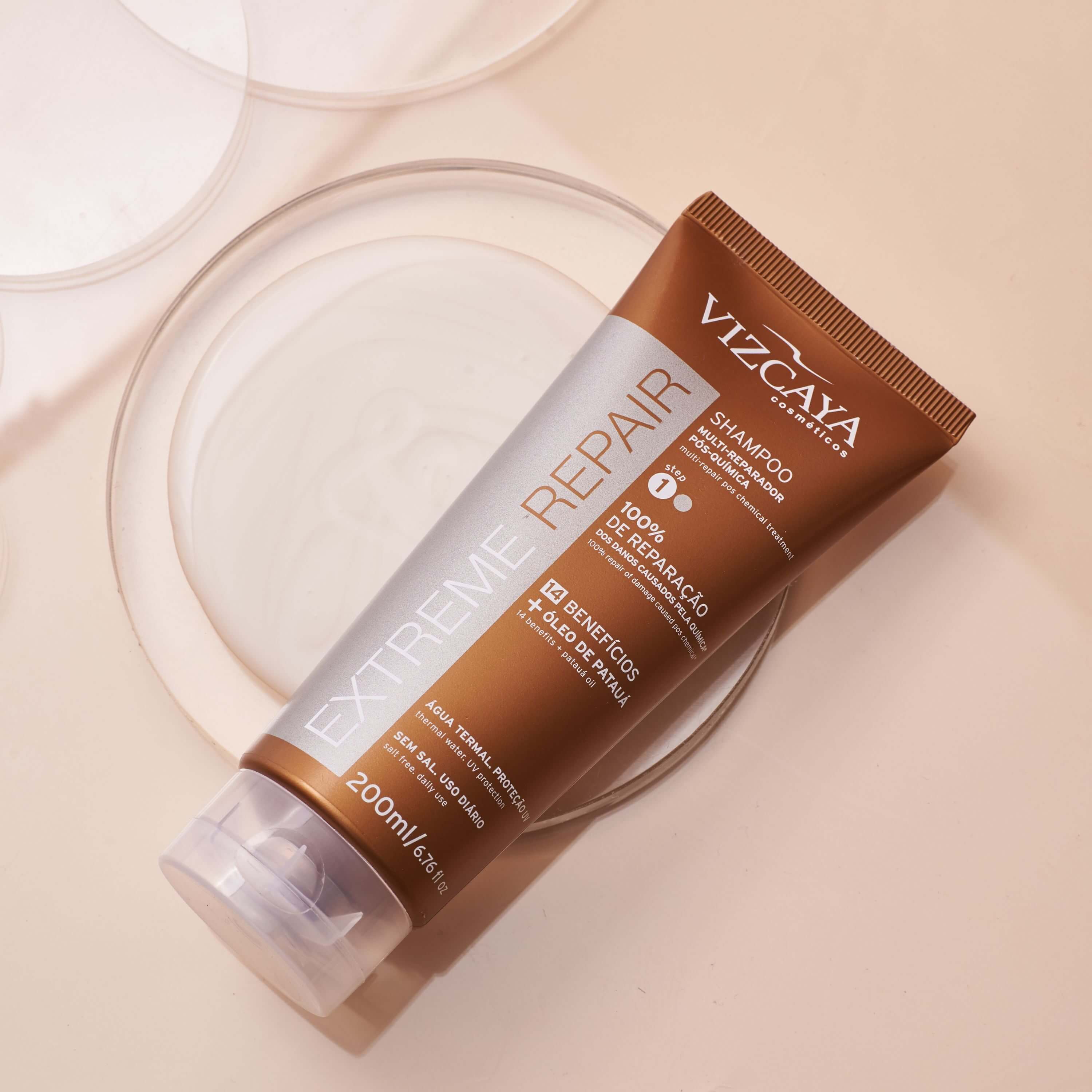Shampoo Multi Reparador pós-química Extreme Repair - Viscaya