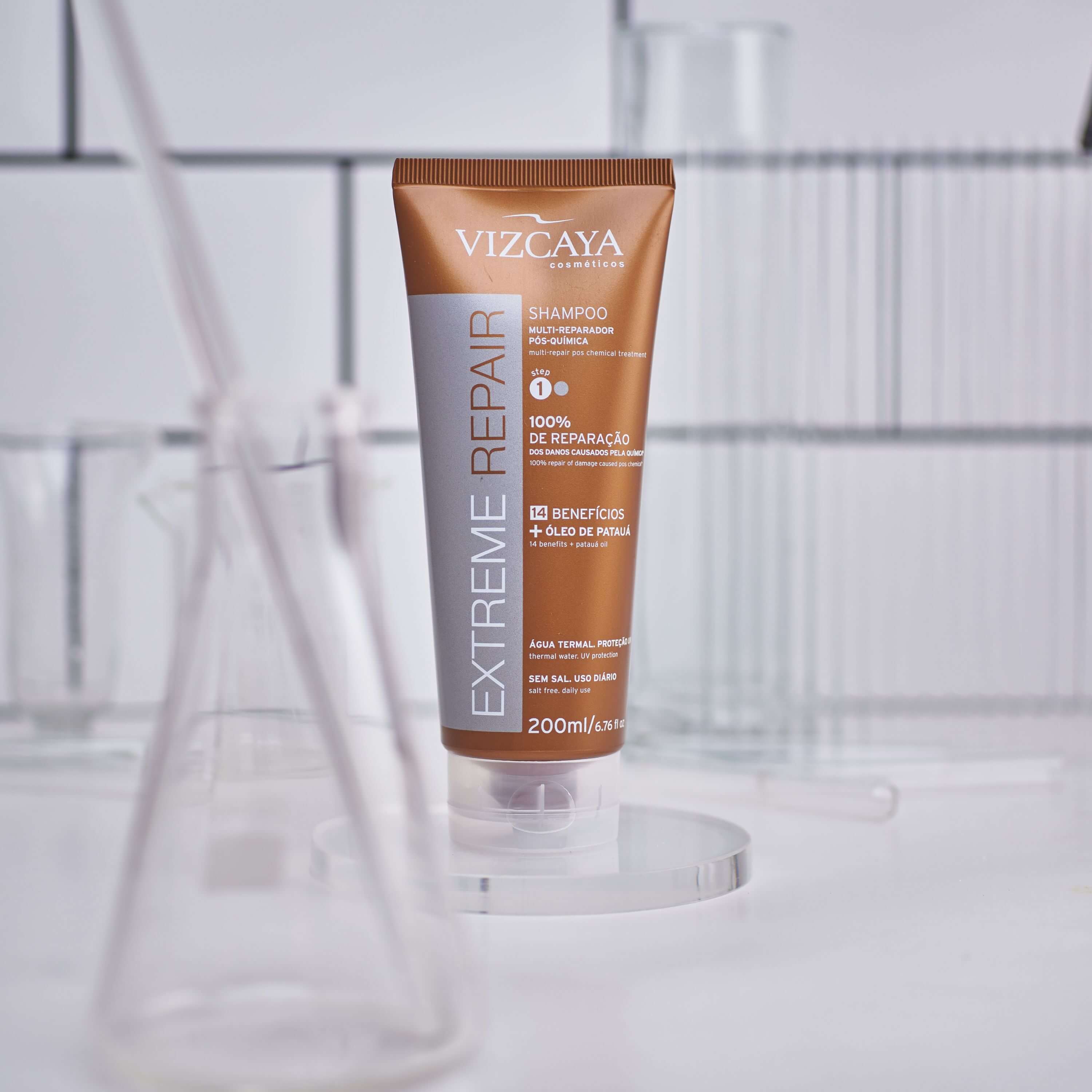 Shampoo Multi Reparador pós-química Extreme Repair - Viscaya