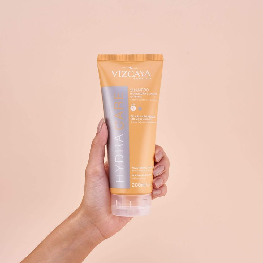 Shampoo Hydra Care 200ml - Vizcaya Óleo de Jojoba